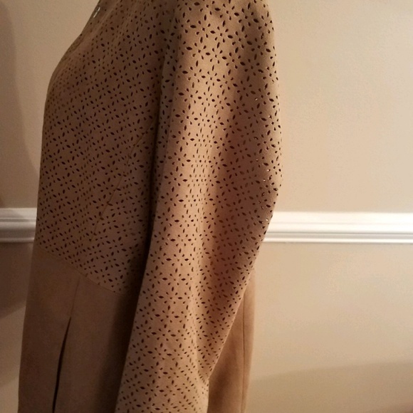 NWT Chicos Faux Suede Jacket Ladies - Picture 3 of 7